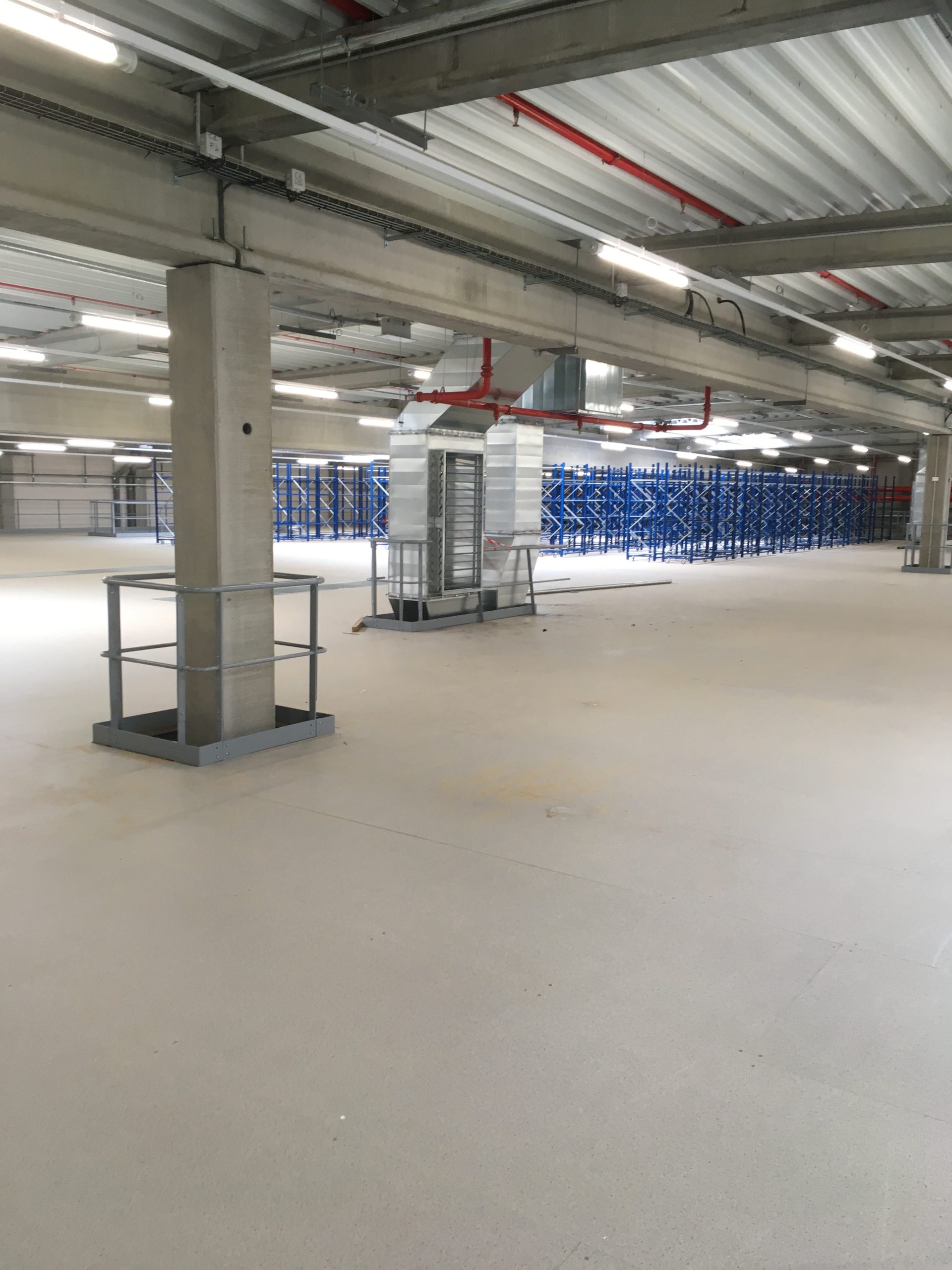 Espaces de circulation dans le bâtiment