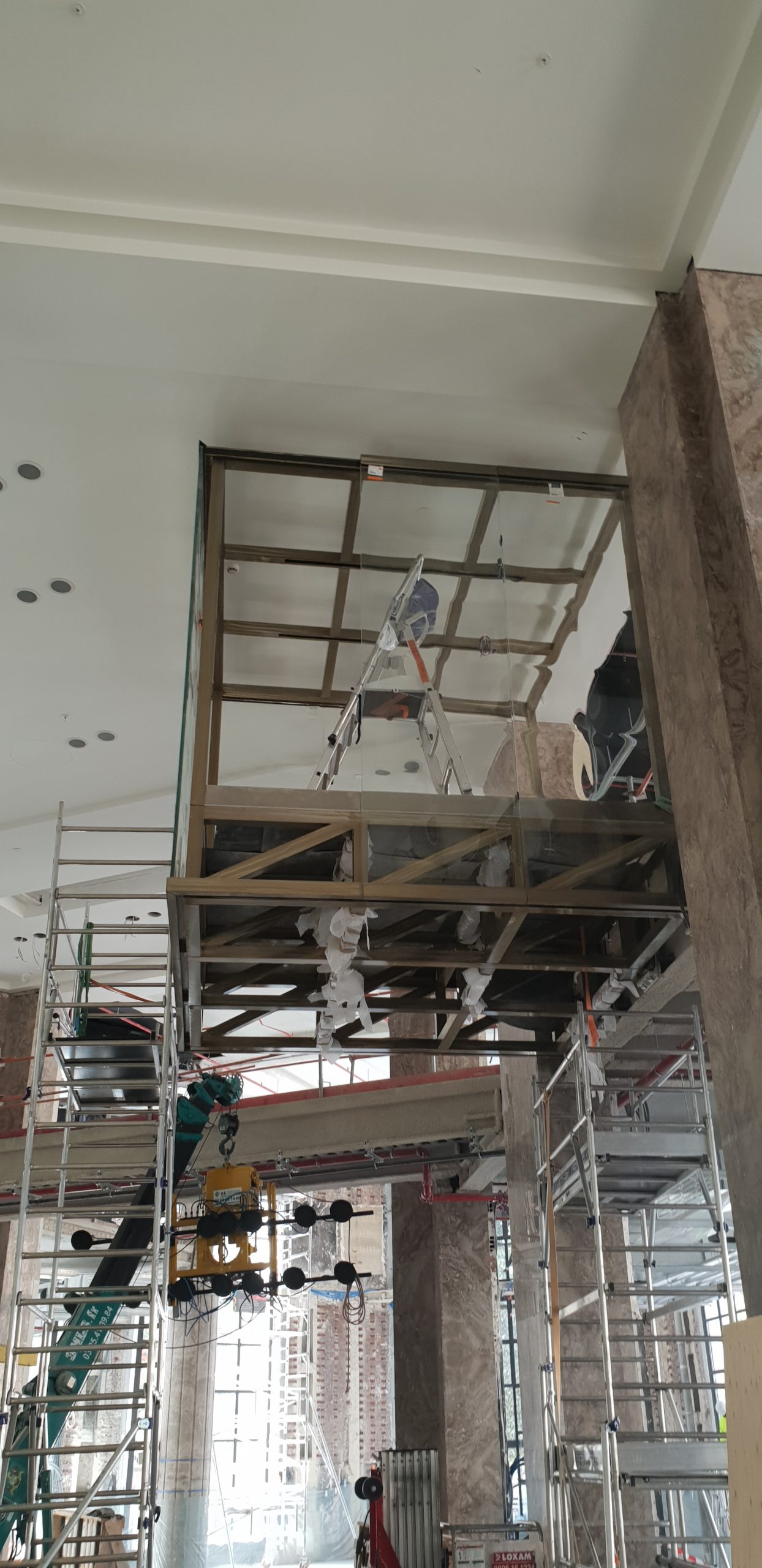 Structure en phase de chantier